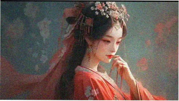 女性群像年代剧主题横幅插画